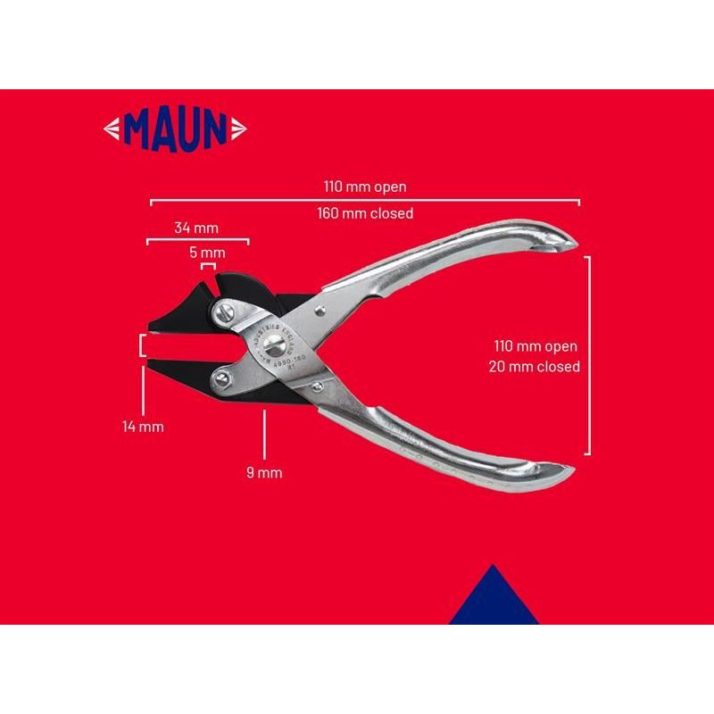 Maun Side Cutter Parallel Pliers 160mm Maun - Dynamic Drive