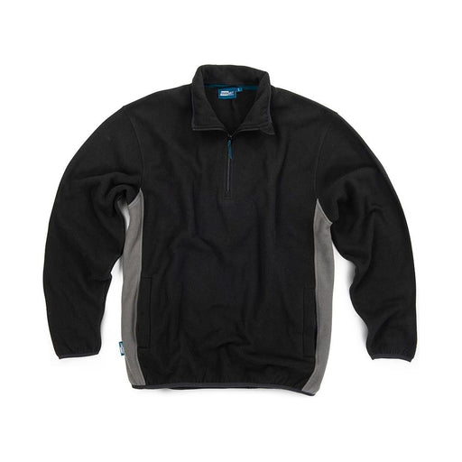 Tough Grit 2-Tone 1/4 Zip Fleece Black / Charcoal XXL Tough Grit - Dynamic Drive