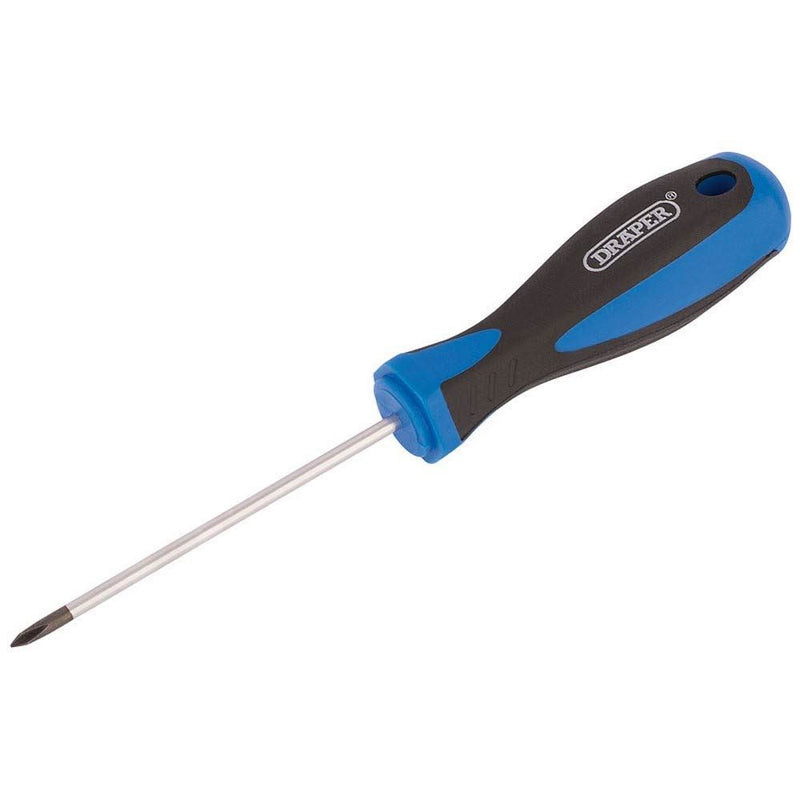 Draper Cross Slot Screwdriver, No.0 x 75mm 63484 Draper - Dynamic Drive