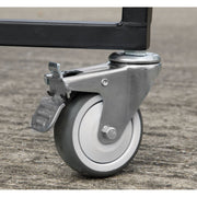 Dellonda Deluxe 22"(56cm) Ceramic Kamado Style BBQ with Wheeled Stand Dellonda - Dynamic Drive