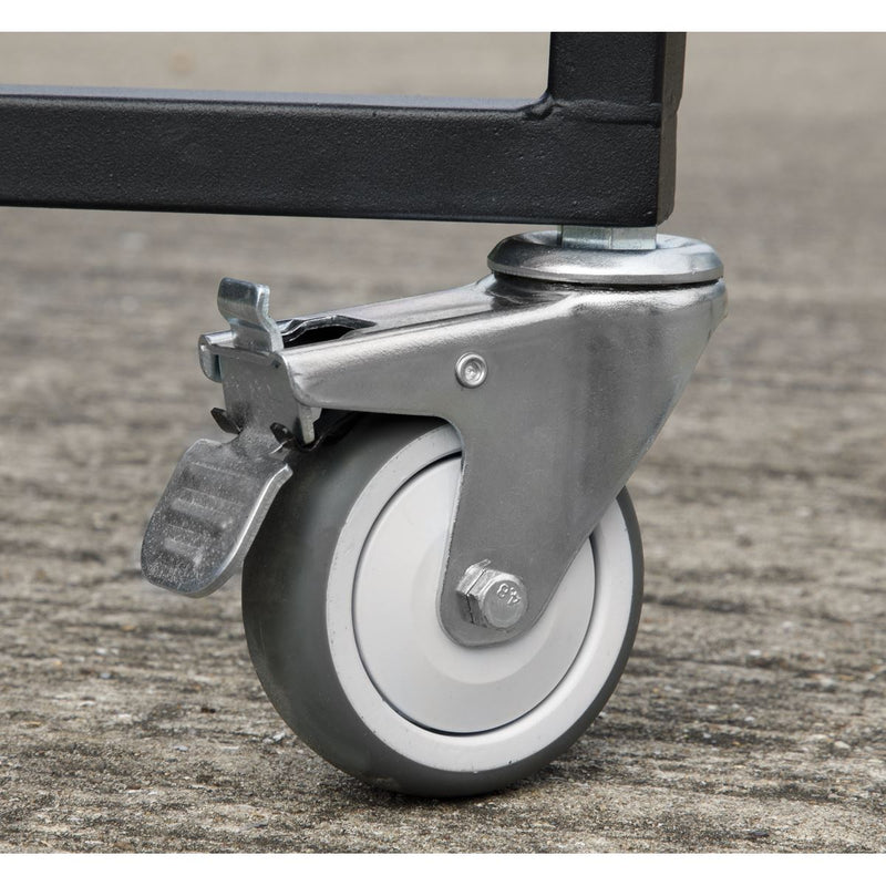 Dellonda Deluxe 22"(56cm) Ceramic Kamado Style BBQ with Wheeled Stand Dellonda - Dynamic Drive