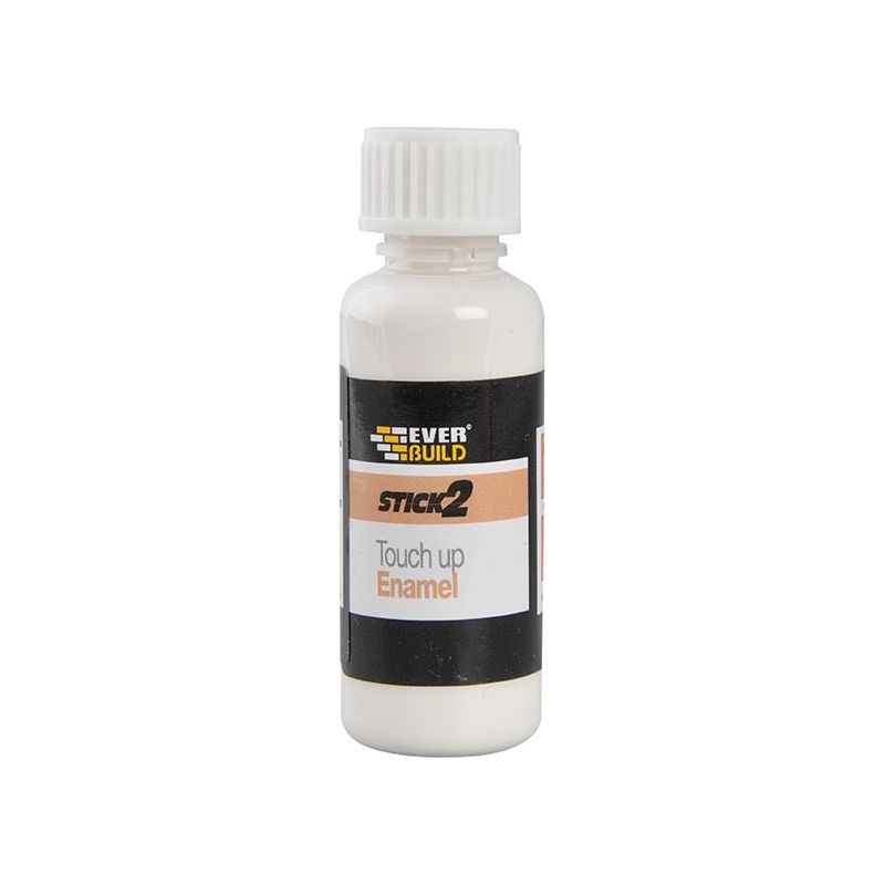 Everbuild Sika Stick2 Touch Up Enamel White 25ml Everbuild Sika - Dynamic Drive