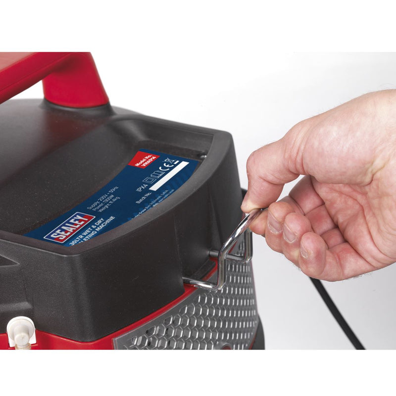 Sealey Valet Machine Wet & Dry 30L Stainless Drum VMA915 Sealey - Dynamic Drive