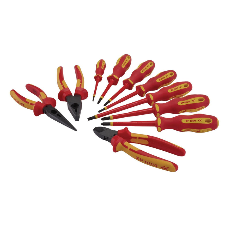 Draper XP1000 VDE Screwdriver and Pliers Set (10 Piece) 94859 Draper - Dynamic Drive