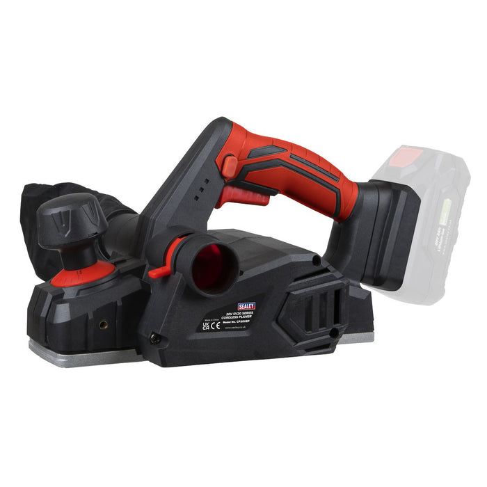 Sealey SV20 Series Cordless Planer Kit 20V 2Ah CP20VEPKIT1 Sealey - Dynamic Drive