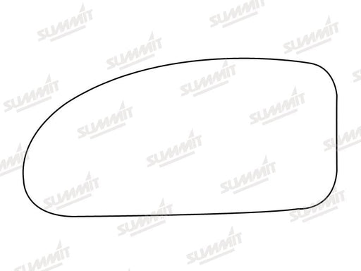 Summit Heated Base Plate With Standard Mirror Glass fits Ford Focus 98 to 04 LHS Summit - Dynamic Drive