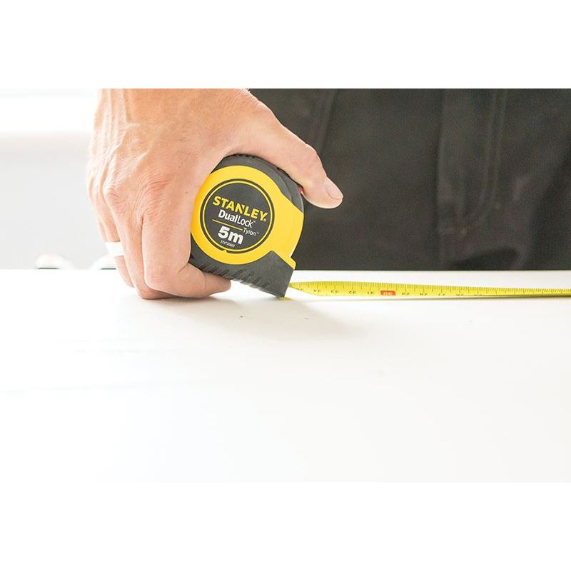 Stanley® Hand Tools DualLock™ Tylon™ Pocket Tape 5m (Width 19mm) (Metric only) STANLEY® Hand Tools - Dynamic Drive