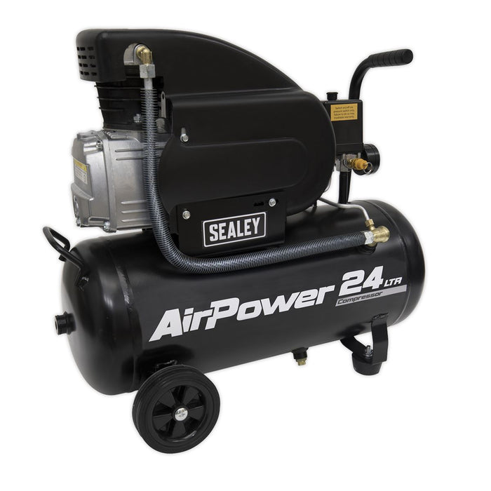 Sealey Compressor 24ltr Direct Drive 2hp SAC2420A Sealey  - Dynamic Drive