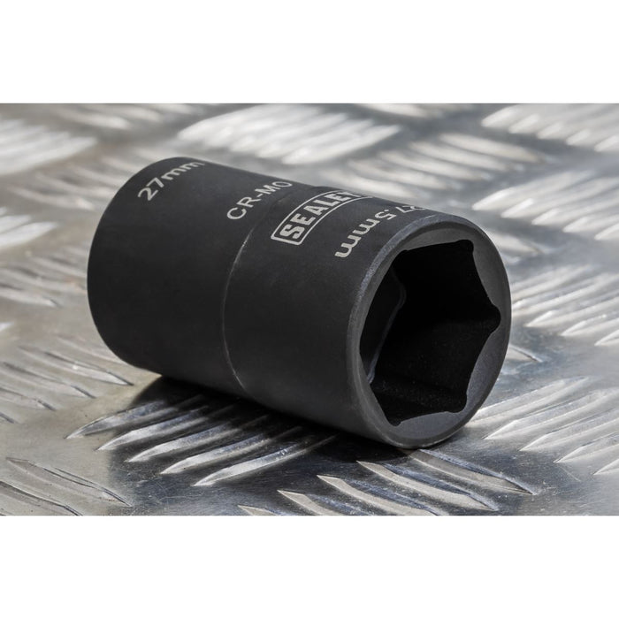 Sealey 63mm Double Ended Impact Socket 1/2"Sq Drive 27 x 27.5mm SX1822 Sealey - Dynamic Drive