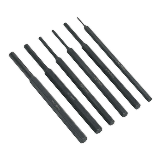 Seigen by Sealey Parallel Pin Punch Set 6pc S0800 Seigen by Sealey  - Dynamic Drive