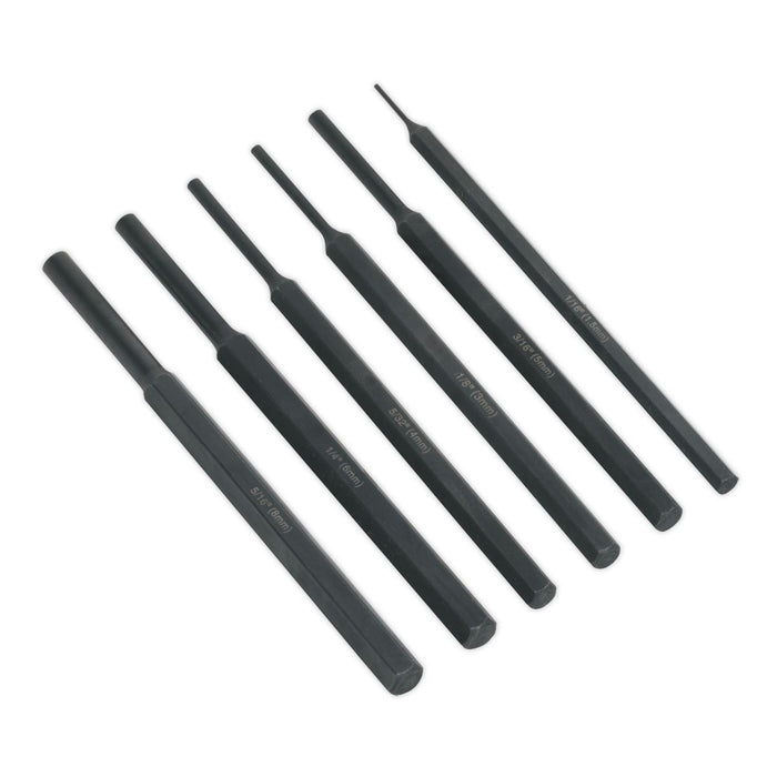 Seigen by Sealey Parallel Pin Punch Set 6pc S0800 Seigen by Sealey  - Dynamic Drive