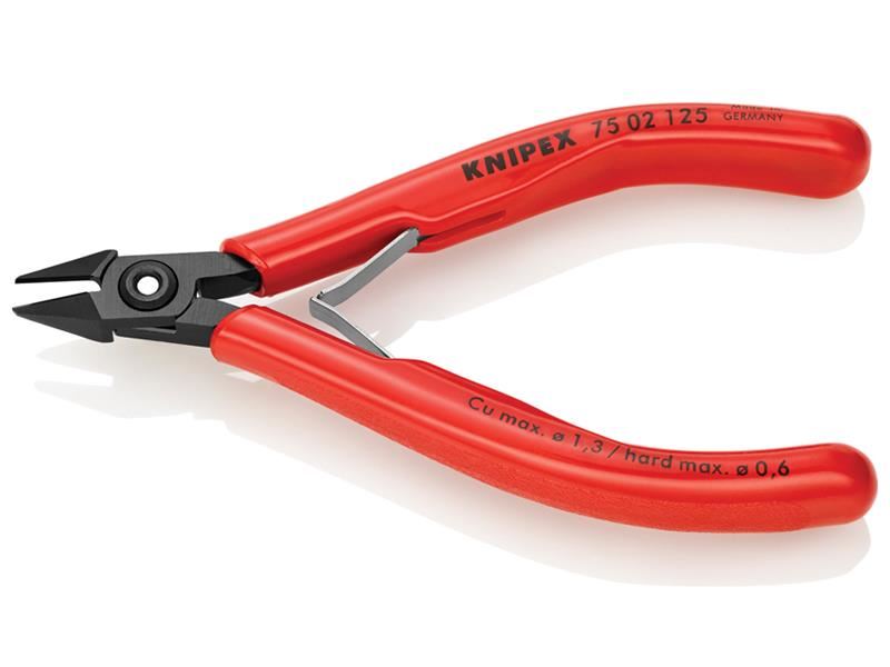 Knipex Electronics Diagonal Cutter PVC Grip 125mm Knipex - Dynamic Drive