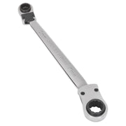 Sealey Ratchet Ring Spanner 4-in-1 Reversible Metric AK6389 Sealey - Dynamic Drive