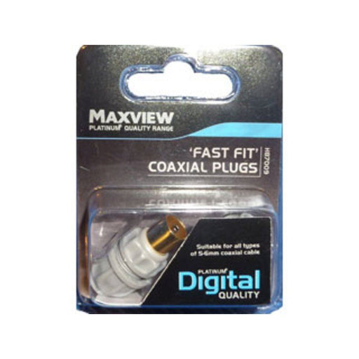 Maxview Fastfit Coaxial Plug (2) H87009M Maxview Fast Fit Coaxial Plugs - Dynamic Drive
