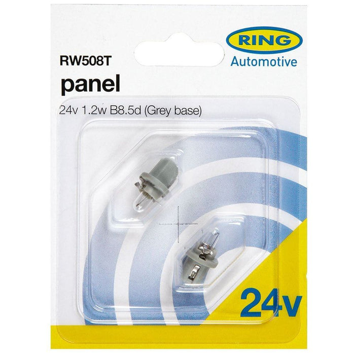 Ring Automotive RW508T 24V 1.2W B8.5D (Black Base) Tachograph Panel Bulb Ring Automotive  - Dynamic Drive