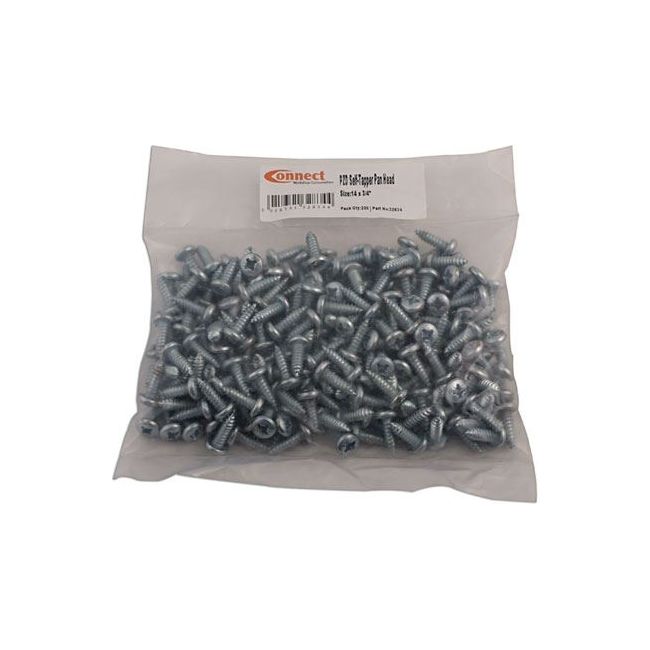 Connect Pozi Pan Head Self Tapper No.14 x 3/4" 200pc 32834 Tool Connection - Dynamic Drive