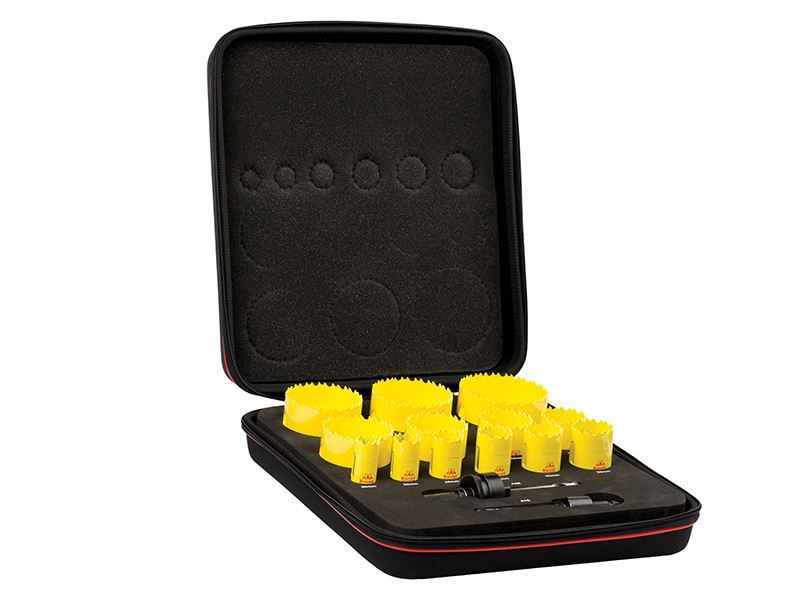 Starrett KDC13021 Deep Cut Bi-Metal Universal Holesaw Kit, 15 Piece Starrett - Dynamic Drive