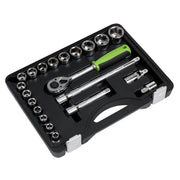 Sealey Socket Set 21pc 1/2"Sq Drive Metric S01237 Sealey - Dynamic Drive