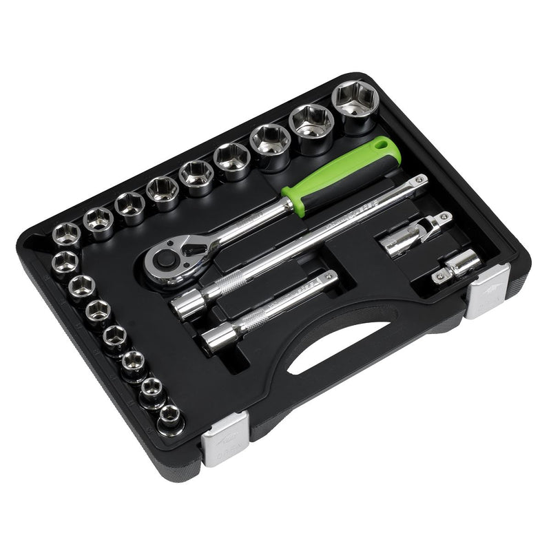 Sealey Socket Set 21pc 1/2"Sq Drive Metric S01237 Sealey - Dynamic Drive
