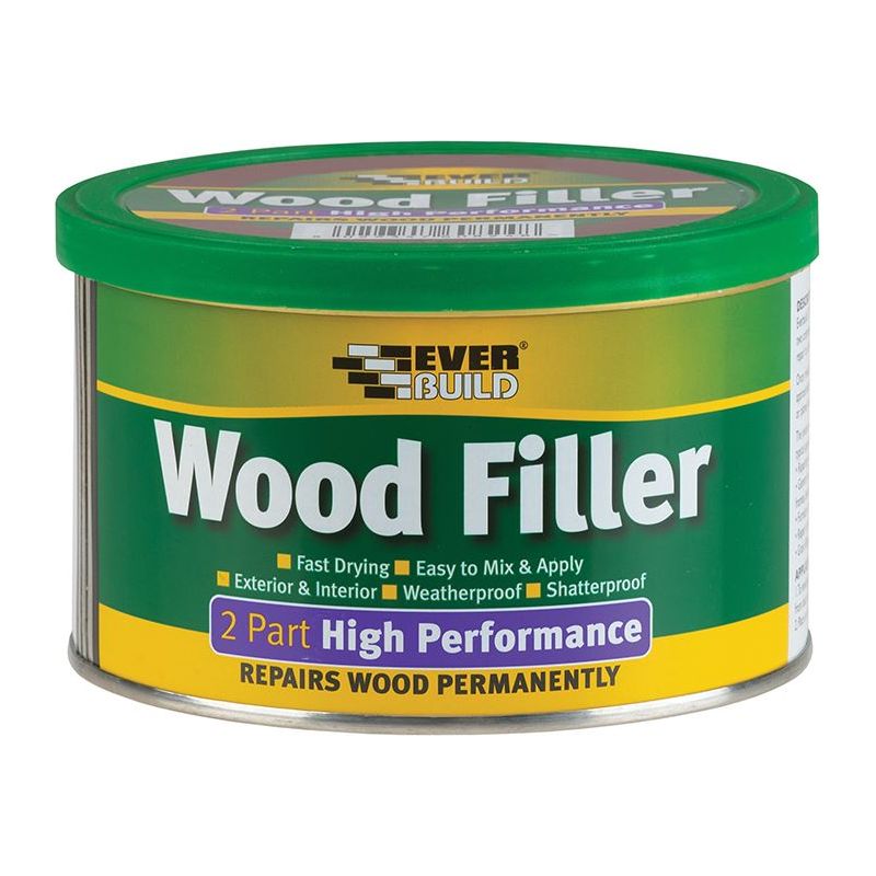 Everbuild Sika 2-Part High-Performance Wood Filler Oak 500g Everbuild Sika - Dynamic Drive