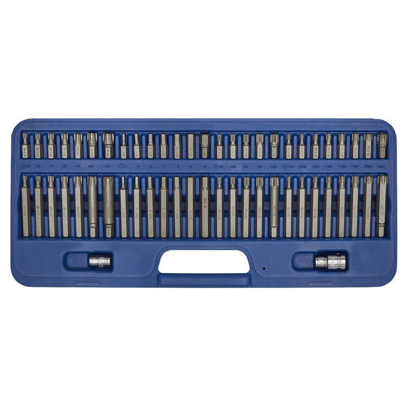 Sealey Premier Ribe Spline Hex Security Trx-Star Socket Bit Set 30mm 75mm Sealey  - Dynamic Drive