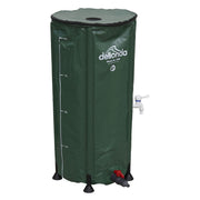 Dellonda Collapsible PVC Garden Water Butt with Zipped Lid & Drain Tap 100L Dellonda - Dynamic Drive