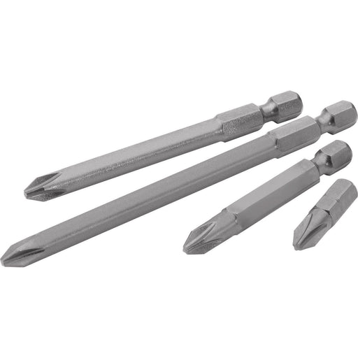 Draper No.1 1/4" Hex Cross Slot Insert Bit 50mm Long x 2 10495 Draper - Dynamic Drive
