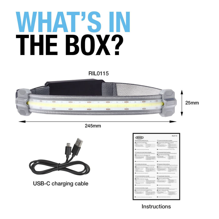 Ring Flexible Head Torch RIL0115 - 115 Lumens Illumination Ring Automotive - Dynamic Drive