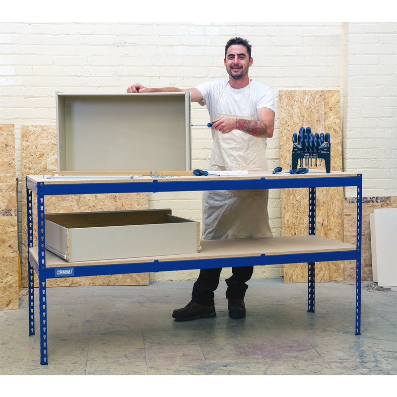 Draper Steel Workbench, 1800 x 600 x 900mm 24913 Draper - Dynamic Drive