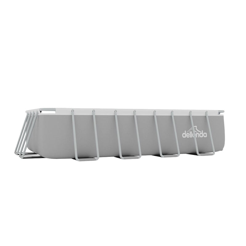 Dellonda Deluxe Steel Frame Swimming Pool with Filter Pump 18ft DL22 Dellonda - Dynamic Drive