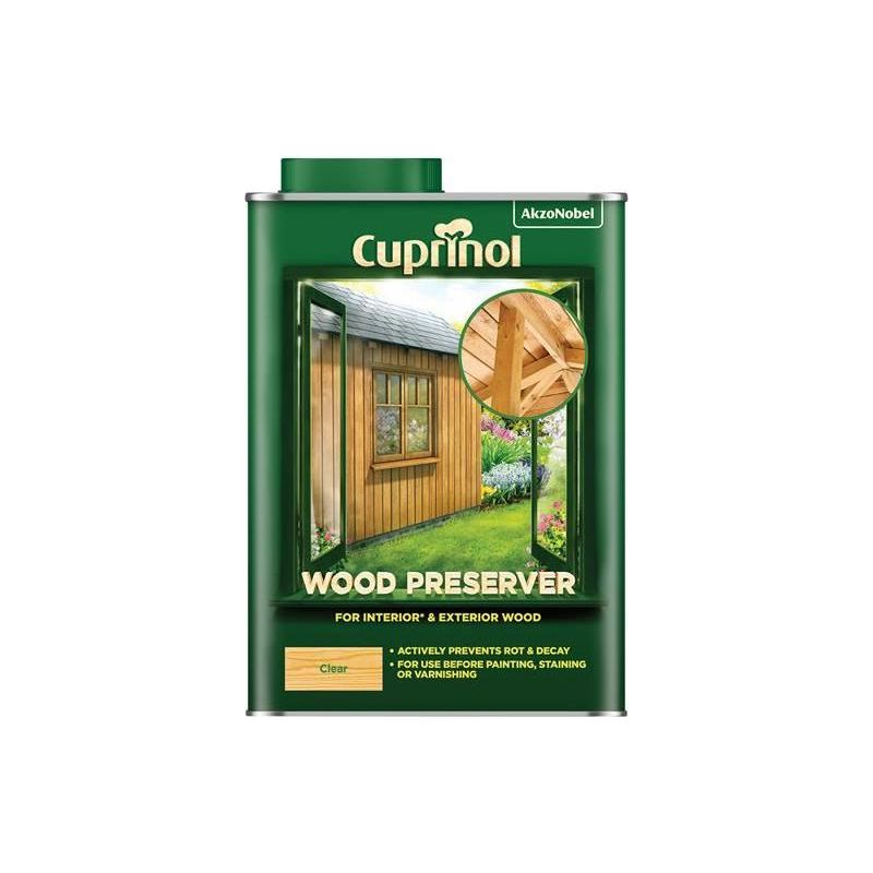 Cuprinol Wood Preserver Clear 1 litre Cuprinol - Dynamic Drive