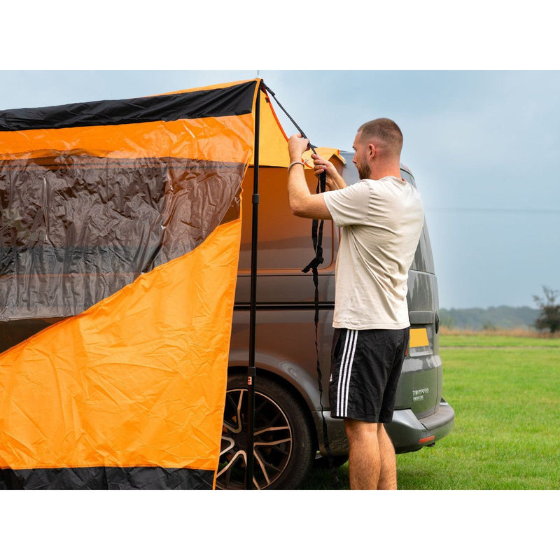 Olpro Rectangle Canopy with window (Orange) Olpro - Dynamic Drive