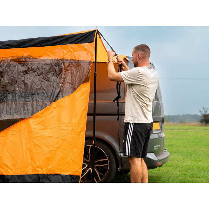 Olpro Rectangle Canopy with window (Orange) Olpro - Dynamic Drive