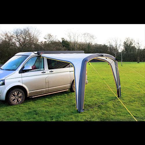 Campervan Van Air Inflatable Sun Shield Shade Canopy + Side Walls Shields Maypole - Dynamic Drive