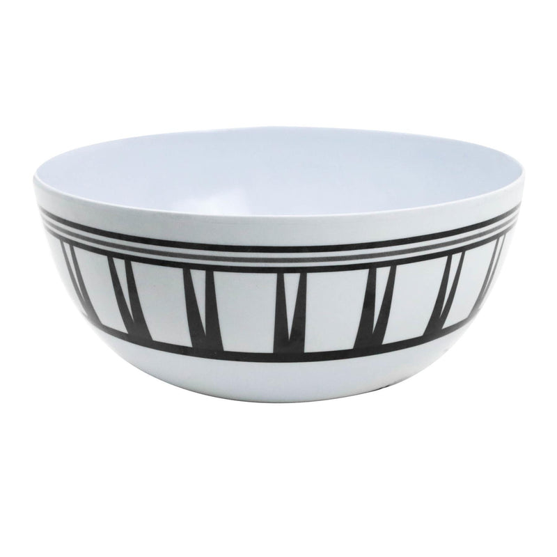 Camping Caravan Picnic Fishing Travel Melamine 16pc Dining Dinner Set - Stripe 7 Leisurewize - Dynamic Drive