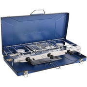 Campingaz Camping Chef Folding Double Burner Stove With Grill Campingaz - Dynamic Drive