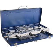 Campingaz Camping Chef Stove Folding Double Burner With Grill Campingaz - Dynamic Drive