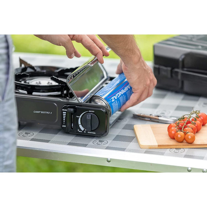 Campingaz Stove Camp Bistro 3 Camping Single Burner Hiking Outdoors Piezo Campingaz - Dynamic Drive