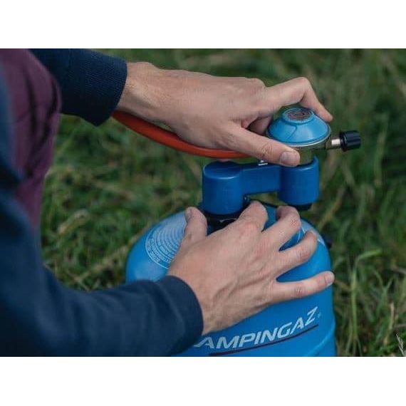 Campingaz Twin Connection CV/R Regulator Kit With Gas Hose and Clips for CV470 R907 & R904 Campingaz - Dynamic Drive