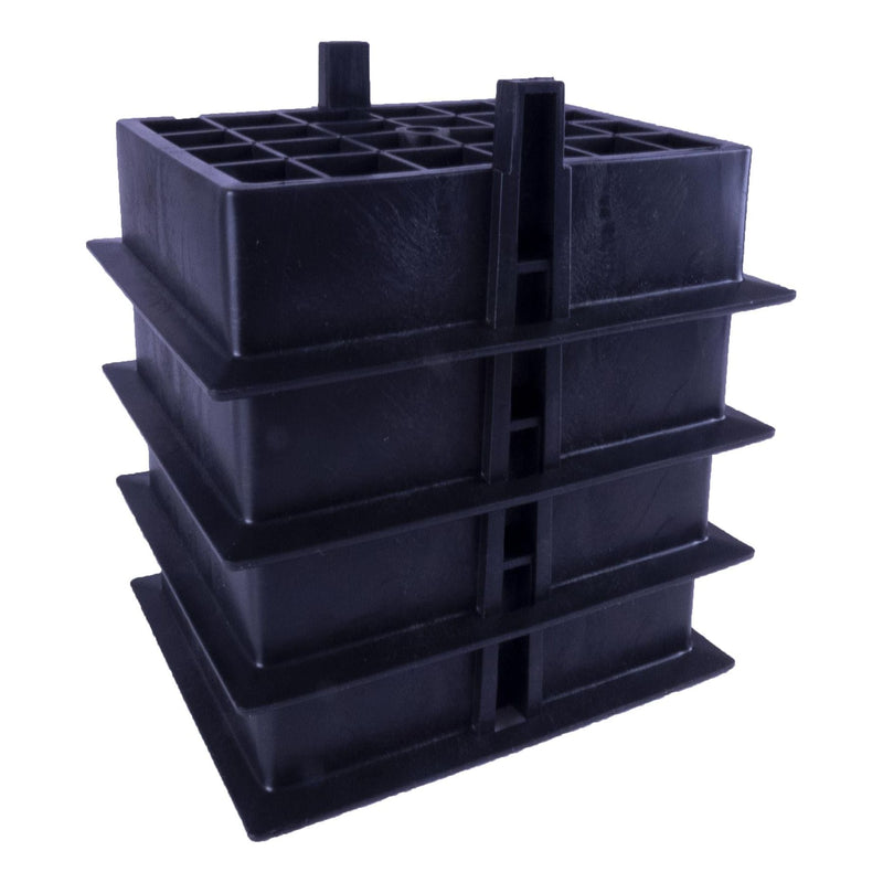 Caravan Carastack Stacking Pads Feet Blocks Corner Steady Winder Feet - Set of 4 Powerpart - Dynamic Drive