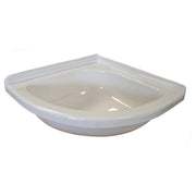 Caravan Motorhome Boat Bathroom White Plastic Corner Vanity Sink Bowl Camper Van Via Mondo - Dynamic Drive