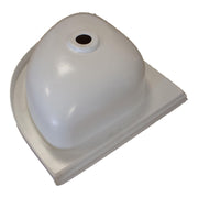 Caravan Motorhome Boat Bathroom White Plastic Corner Vanity Sink Bowl Camper Van Via Mondo - Dynamic Drive