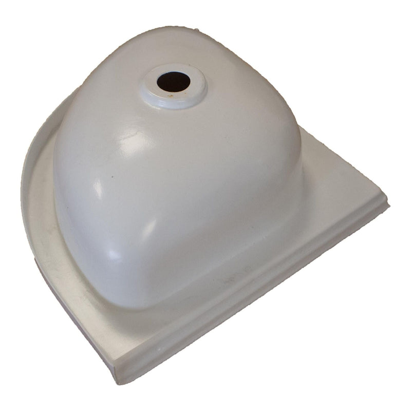 Caravan Motorhome Boat Bathroom White Plastic Corner Vanity Sink Bowl Camper Van Via Mondo - Dynamic Drive