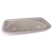 Caravan Motorhome Camper Boat Bathroom Ivory Plastic Vanity Sink Grove - Dynamic Drive