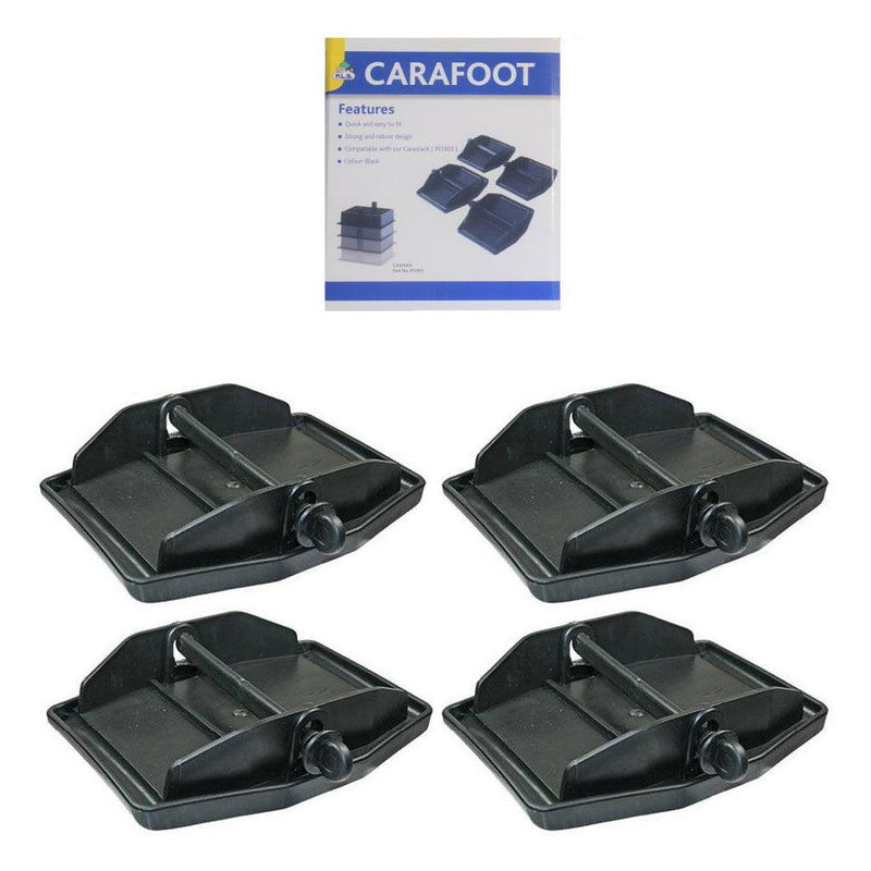 Caravan Motorhome CARAFOOT Jack Pad Corner Steady / Leg Feet Pads Set Of 4 PO300 PLS - Dynamic Drive