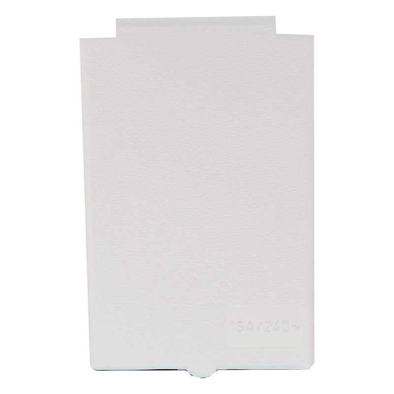 Caravan Motorhome Mains Inlet/Oulet Replacement Lid Flap Cover + Pins White Grove - Dynamic Drive
