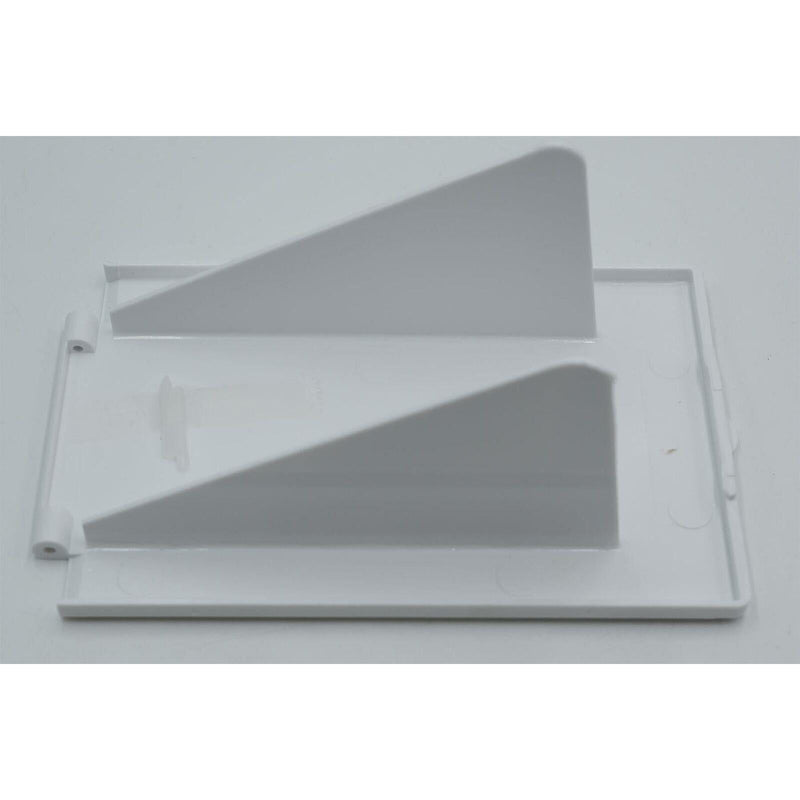 Caravan Motorhome Mains Inlet/Oulet Replacement Lid Flap Cover + Pins White Grove - Dynamic Drive