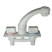 Caravan Motorhome Whale Elegance Mixer Tap White Hot Cold Camper Boat RT2010O Whale - Dynamic Drive