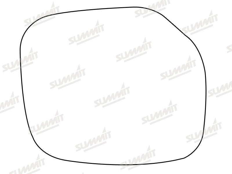 Summit Non-Heated Base Plate With Standard Mirror Glass fits Citroen Berlingo 97 on LHS Summit - Dynamic Drive