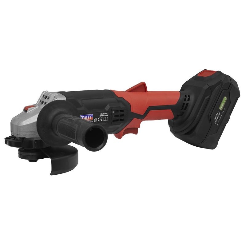 Sealey Cordless Angle Grinder115mm 20V SV20 Series Body Only CP20VAGB Sealey - Dynamic Drive